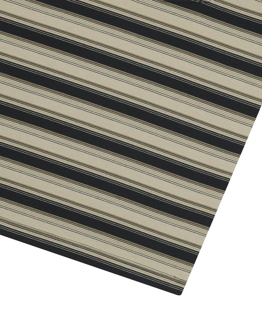 Syupeodeulai Logo Stripe T-Shirt Beige Sduiscq23Beg