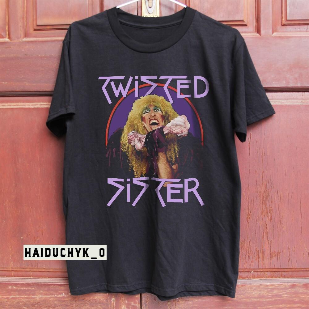 Twisted Sister Unisex Black T-shirt Size S-5XL XXL