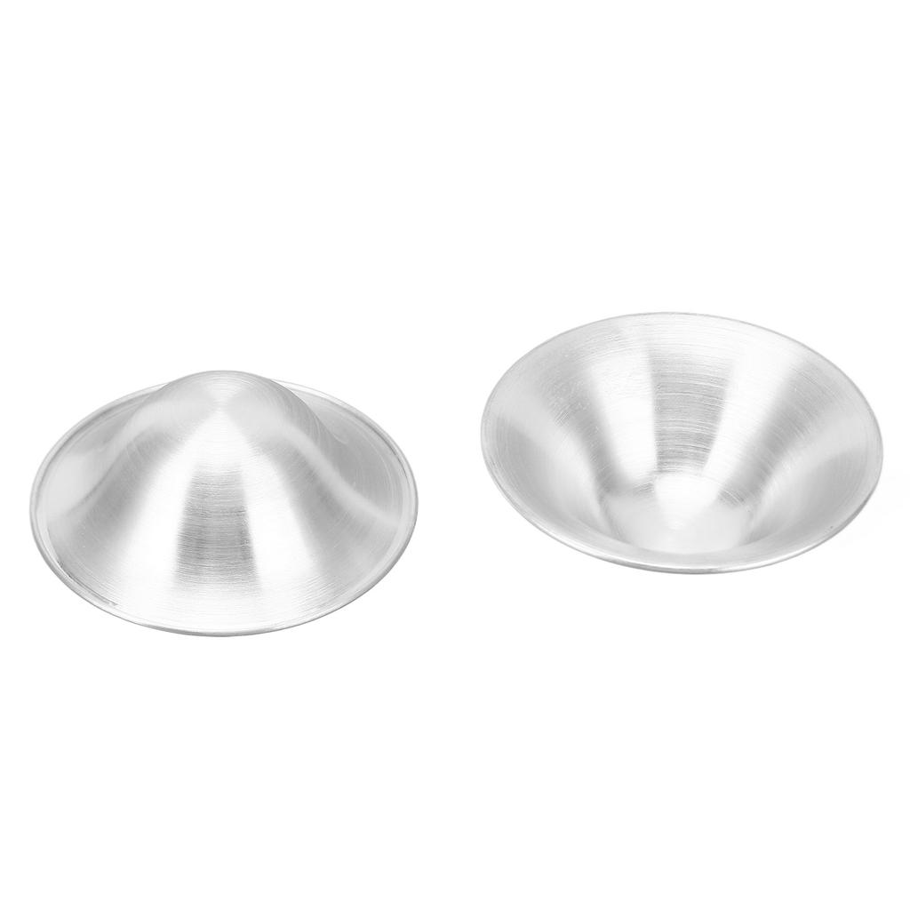 Silver Nursing Cups for Nursing Newborn Breastfeeding Essentials Skin Soothing Nipple Shields