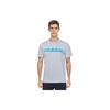 Adidas Ss24 Printed Letter Logo Breathable Sports Casual Training Short Sleeve T-Shirt Men T-Shirts Light-Blue JI5074