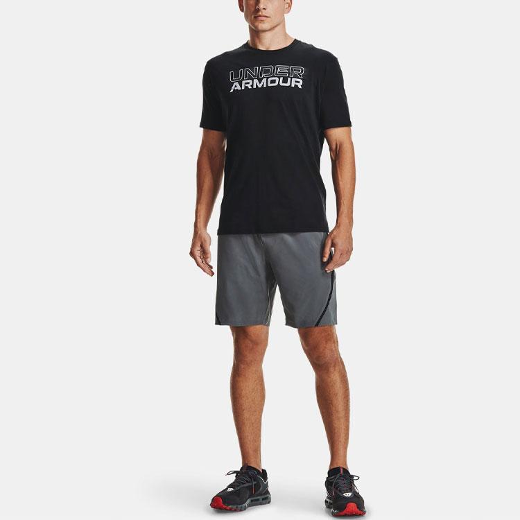 Under Armour Loose Fit Sports Casual Shorts Men shorts Peach Gray 1361437-012