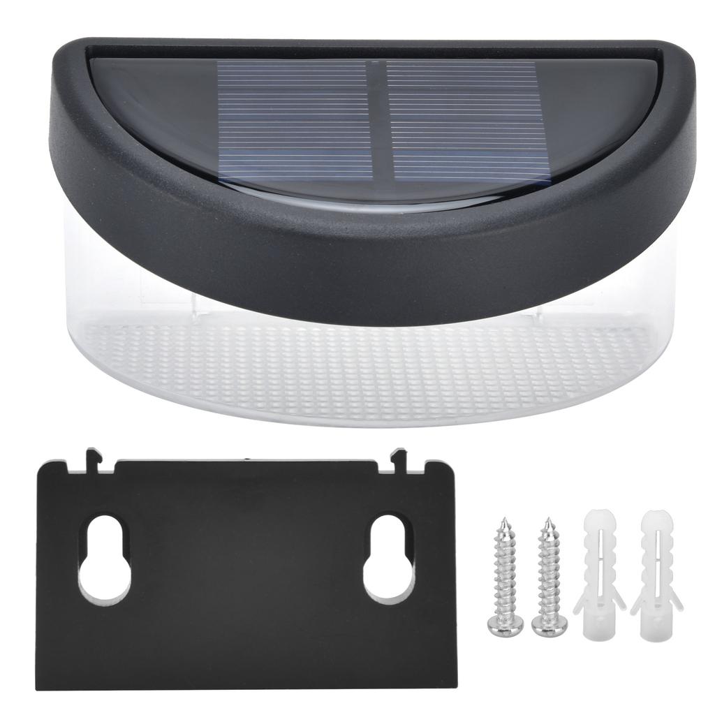 Solar Deck Light 2LEDs Polycrystalline Silicon Solar Panel Automatic Working Mode IP65 Waterproof Solar Fence