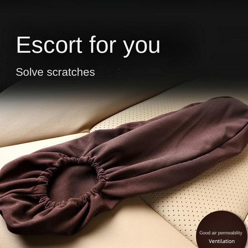 1/2pcs Car Seat Armrest Cover Elastic Cloth Auto Interior Armrest Soft Comfortable Dust Proof Hand Armrest Protector Covers