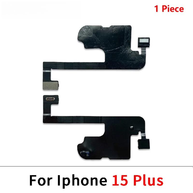 Front Ear Earpiece Speaker Proximity Light Sensor Flex Ribbon Cable for iPhone 13-16 PM with Mic Ear Speaker Ribbon Repair Parts