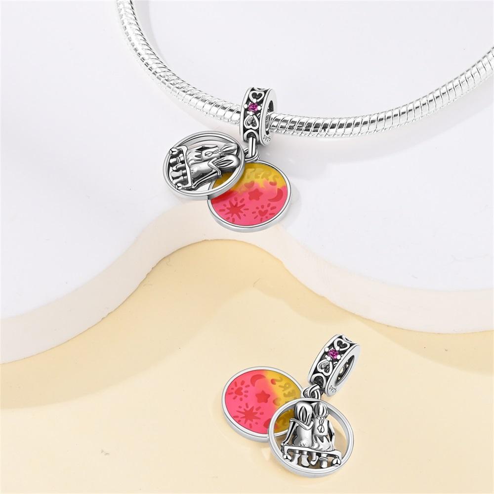 Plated 925 Silver Youth Love and Family Tree Charms Fit 925 Charms Bracelet Beads Jewelry Gifts for Women
