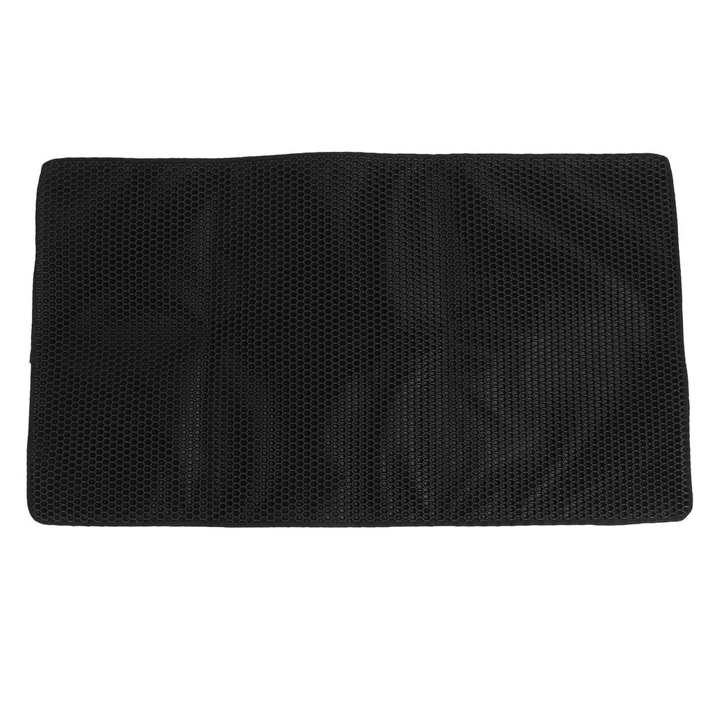 45.67 X 25.98in Cat Litter Mat EVA Anti Slip Water Resistant Easy To Clean Pet Litter Trapping Mat