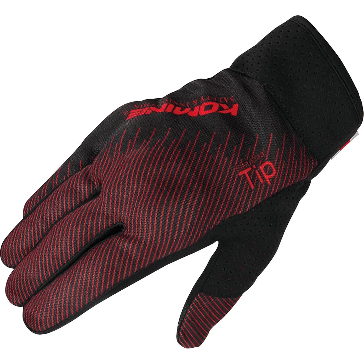 

Komine GK-233 1231 Protective Mesh Motorcycle Gloves, For Spring/Summer/Fall, Red/Black, XS XS