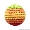 User Friendly Handmade Knit Ball Toy Knitted Footbag For Children Feel Stimulation And Stress Relief Activity