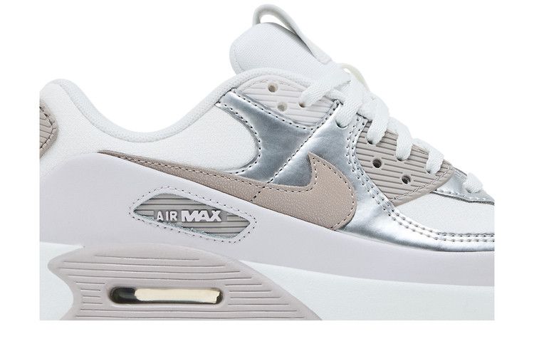 Nike Air Max 90 LV8 Summit White Vast Grey Metallic Platinum College G