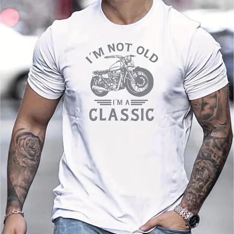 2025 Summer New classic motorcycle print Tshirt cotton loose and fashionable shortsleeved streetwear for men and women