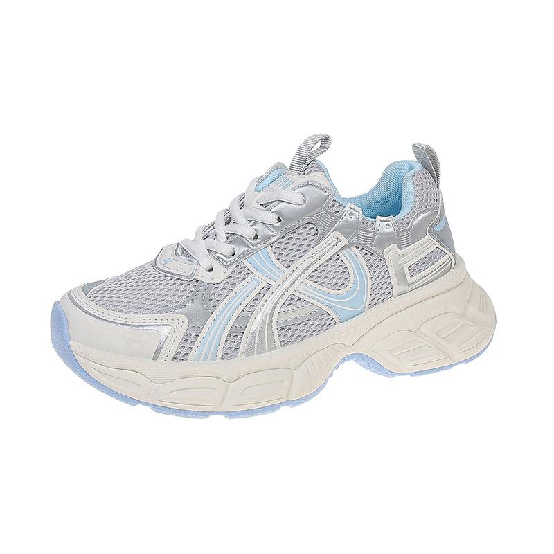 Internet celebrities with the same 2025 new dad shoes women's platform explosion increased casual versatile niche light running shoes