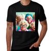 T-shirt dla starszych pań, całoroczny, casualowy, z krótkim rękawem