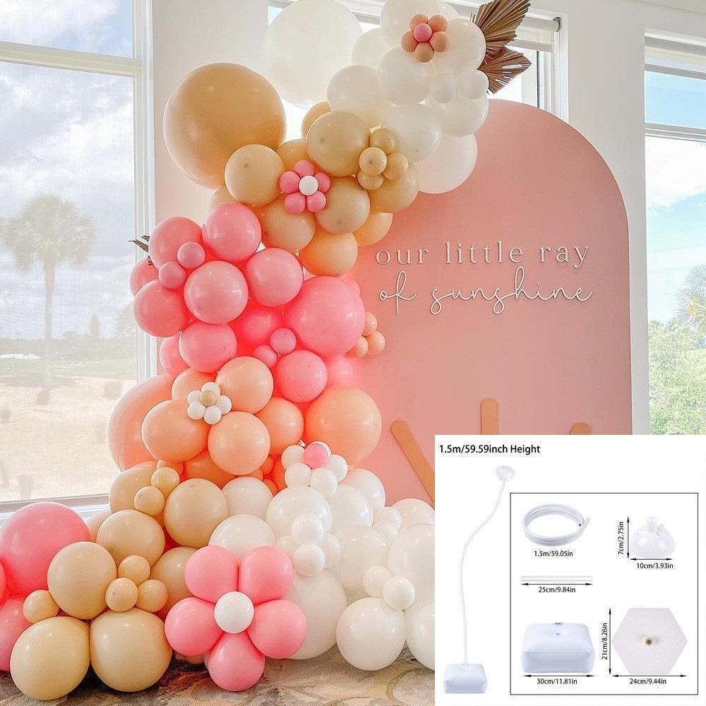 1.5m/2.5m Balloon Arch Kit Adjustable With Base Balloon Column Kit Free Bending Half Arch Balloon Stand Wedding Birthday Party