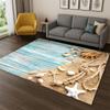 Starfish Beach Sand Shell Sea Star Carpet Rug for Bedroom Living Room Sofa Playroom Doormat Home Decor,Kid Area Rug Non-slip