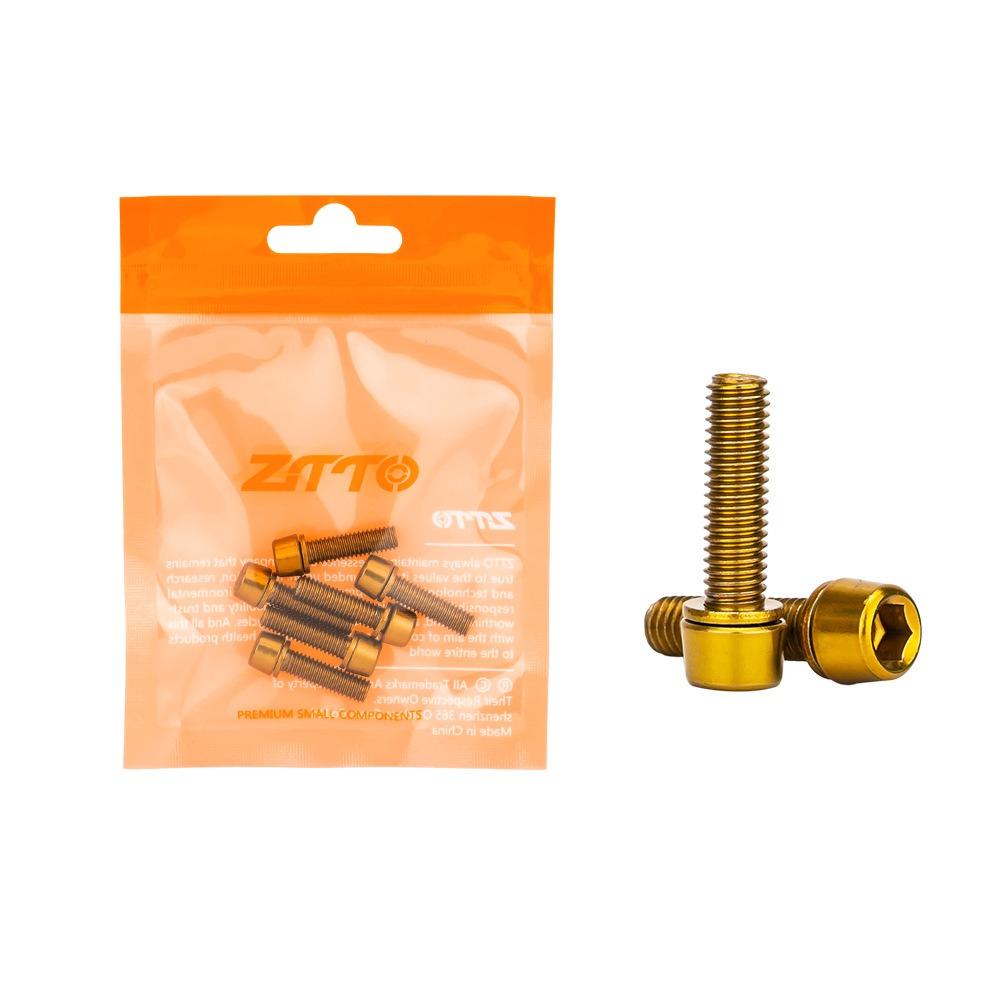 6PCS Stainless Steel Bike Stem Bolts Bicycle Riser Screws for Road Bike/Bike Handlebar/Riding