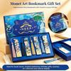 1/4Pcs Vintage Oil Painting Creative Metal Bookmark Bookmark Office School Supplies Funny Gift Stationery Items