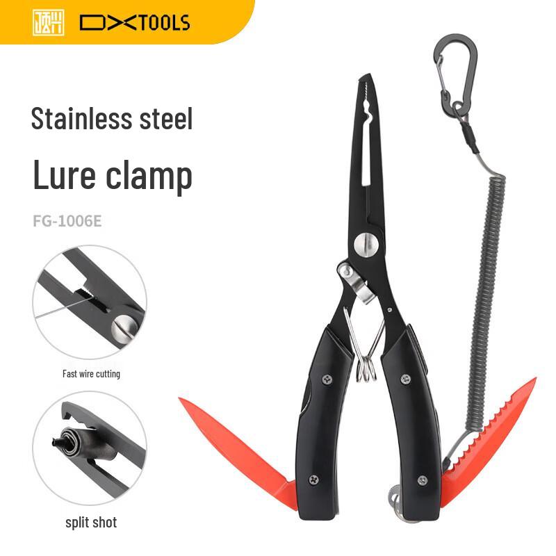 Beiyou Titanium Plated Fishing Pliers CN plug (adapter included)