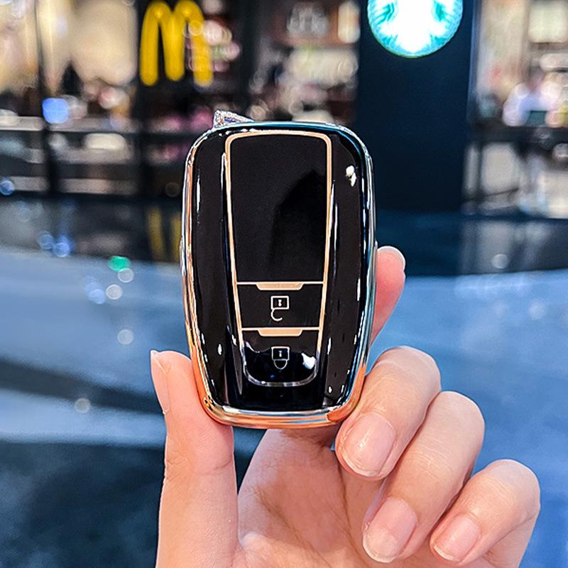Toyota Key Case for Camry, RAV4, Wildlander, Levin, Crown, Lu Fang - Suitable Keychain Bag for Men and Women.