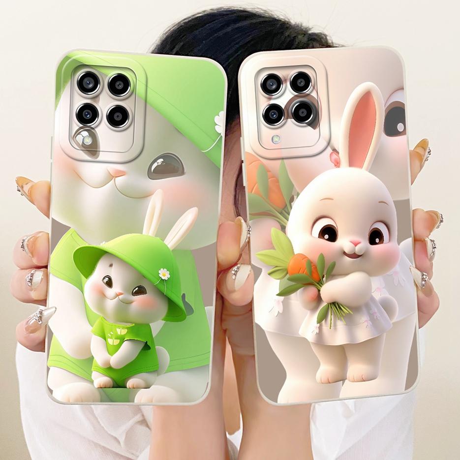 For Samsung Galaxy M33 5G Case SM-M336B Cute Rabbit Cartoon Cover Soft TPU Phone Cases For Samsung M33 M 53 Galaxy M53 5G Fundas