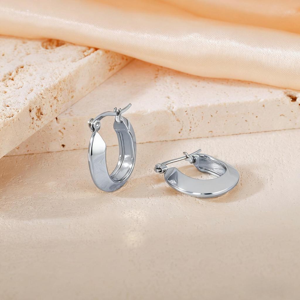 2025 Luxury Titanium Steel Earrings - No Fade, High-End Feel