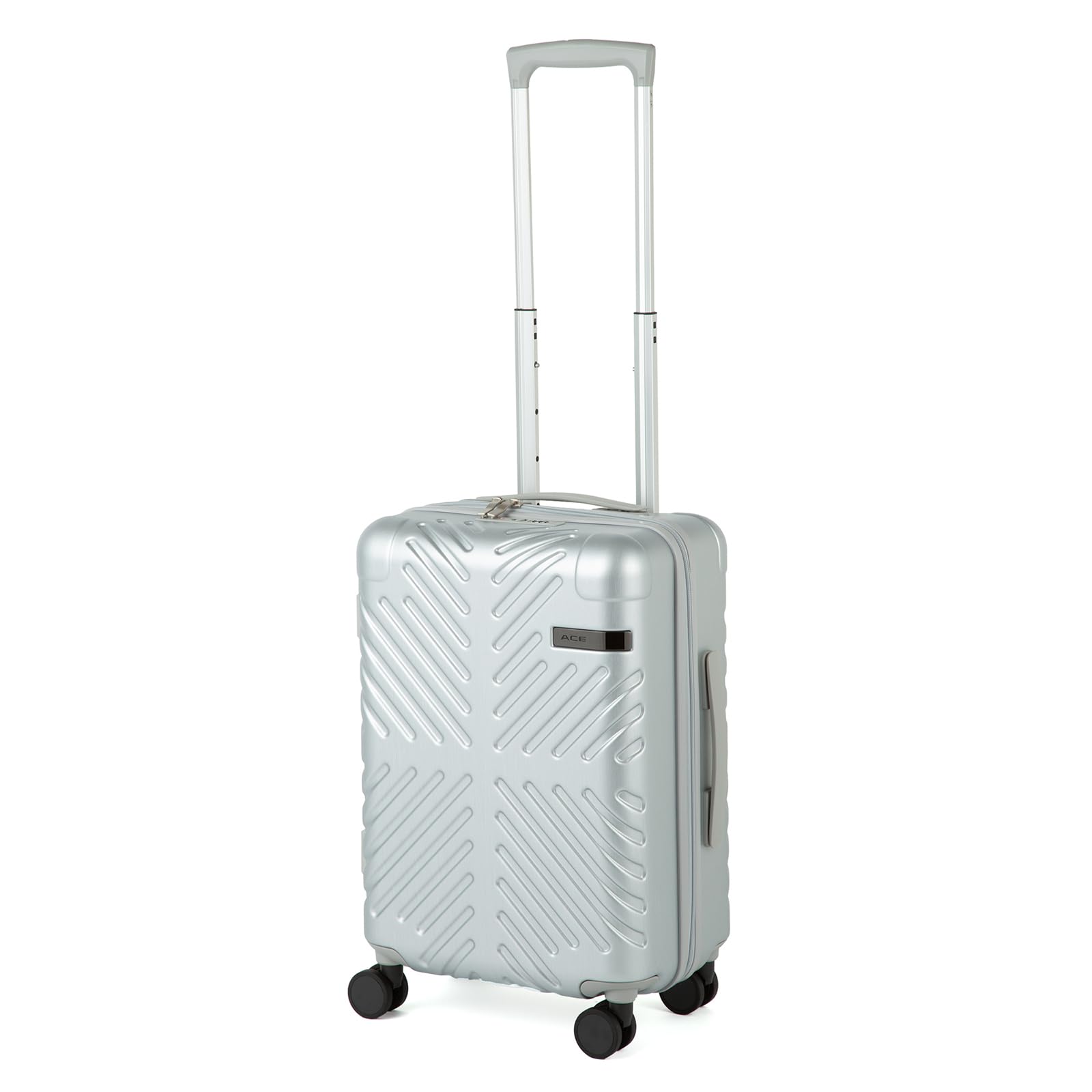 

ACE Suitcase S Size 1 Night 2 Days 2 Nights 3 Days 32L Twin Wheel Casters Radial Silver Carry-on 2.8kg No.06971 серебряный