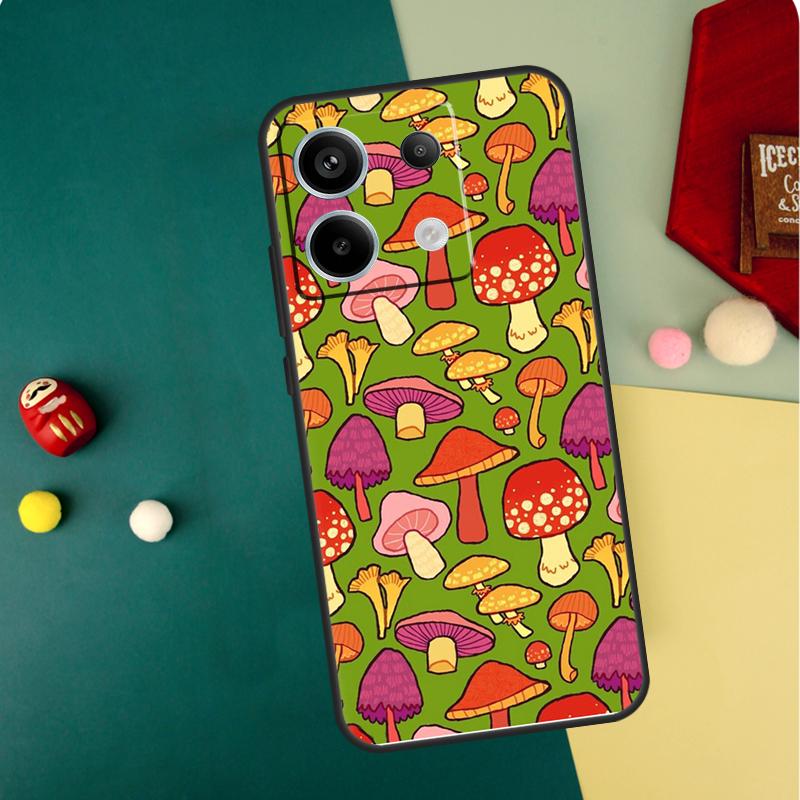 Mushroom Forest Case For Xiaomi Redmi Note 13 14 12 11 10 15 Pro Plus Redmi 13 15 14C 13C 15C 10C 12C Funda