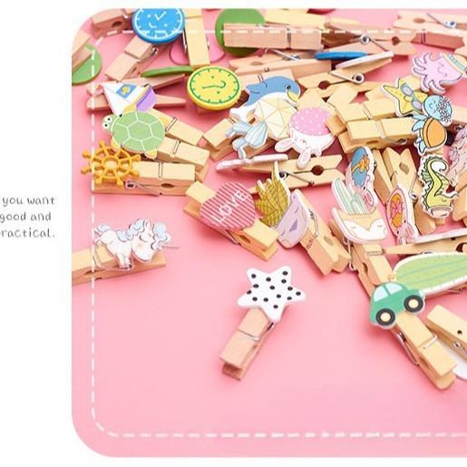 10 Pcs Marine Animals Flower Shop Card Flower Art Notes Photo Cartoon Clips