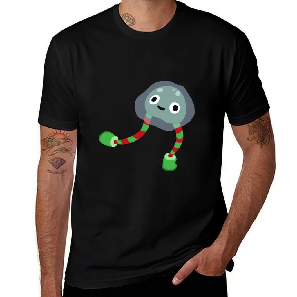 Gloopy Christmas Legs Tshirt Basic Breathable Solid Color Tshirt