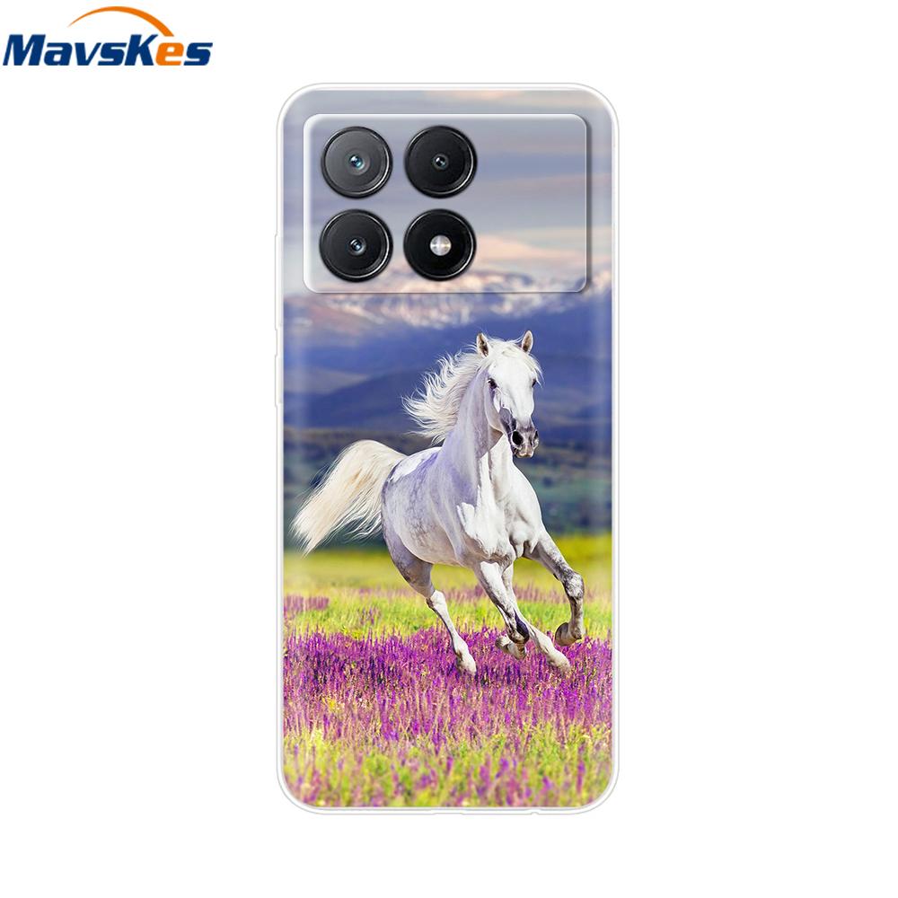 Poco X6 Pro Case Soft Clear Silicone Phone Case For Xiaomi Pocox6 Poco X6  X 6 Pro X6Pro 5G Shockproof Shell Mask Bag Back Cover