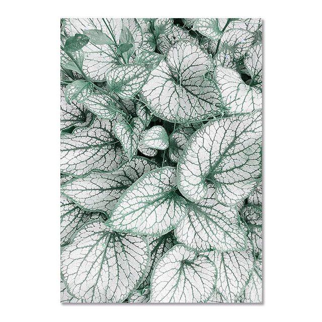 

Зеленые настенные постеры для украшения комнаты, картина с листьями растений, пейзаж, холст, картины для гостиной, дома и украшения 21*30cm