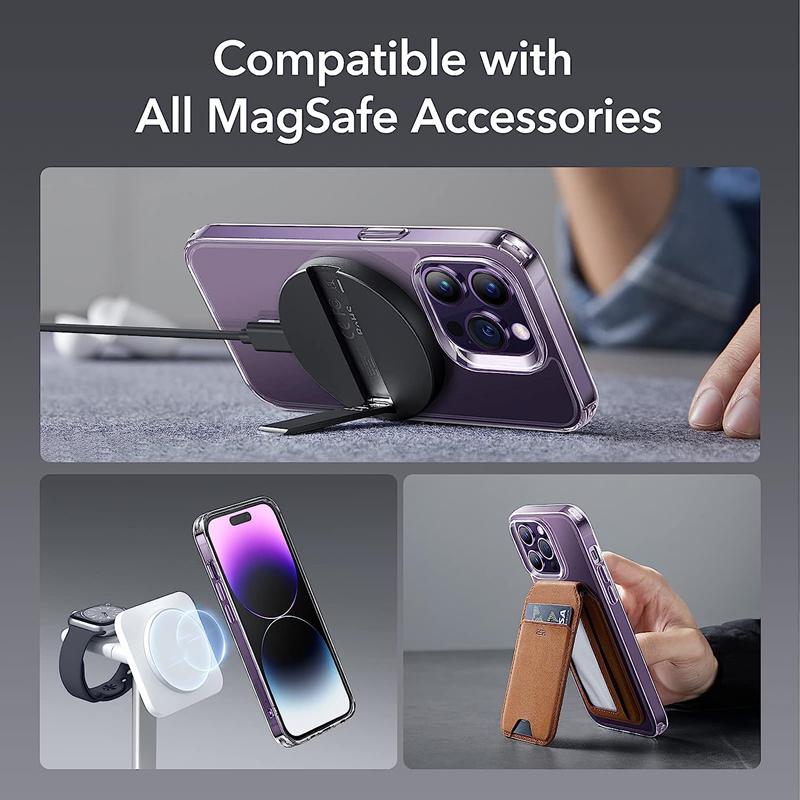 Clear al Case For For For Iphone 15 14 13 12 11 Pro Xs Max XR Plus SE2 Magnetic Wireless Charging Hard Acrylic Cover