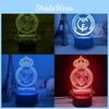 3d Wekity Led Night Light Illusion Lamp 16 Colour Change Decor Lamp Gifts Kids