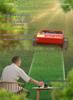 Gas-Powered Remote Control Lawn Mower & Self-Propelled Weeder