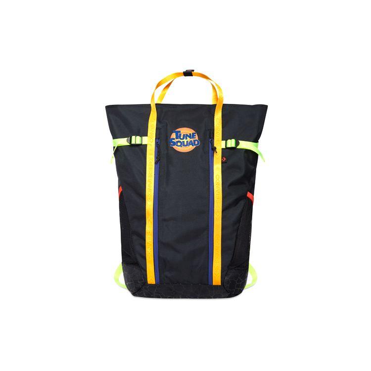 

Converse X Space Jam 2 Collaboration Sports Trend Large Capacity Polyester Tote Backpack Unisex backpack Black Yellow 10023066-A01 Black Yellow