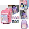 Adorable Cartoon Space Backpack For Kids Lightweight Durable Design For School Use
