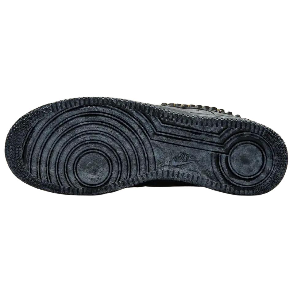 Nike Air Force 1 Abriebfeste Low-Top Skateboard Schuhe Unisex Schwarze Sneaker IH4965-254