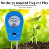 Temperature Tester Soil Moisture Meter Dry Wet Monitoring Hygrometer Dial  Horticultural Use