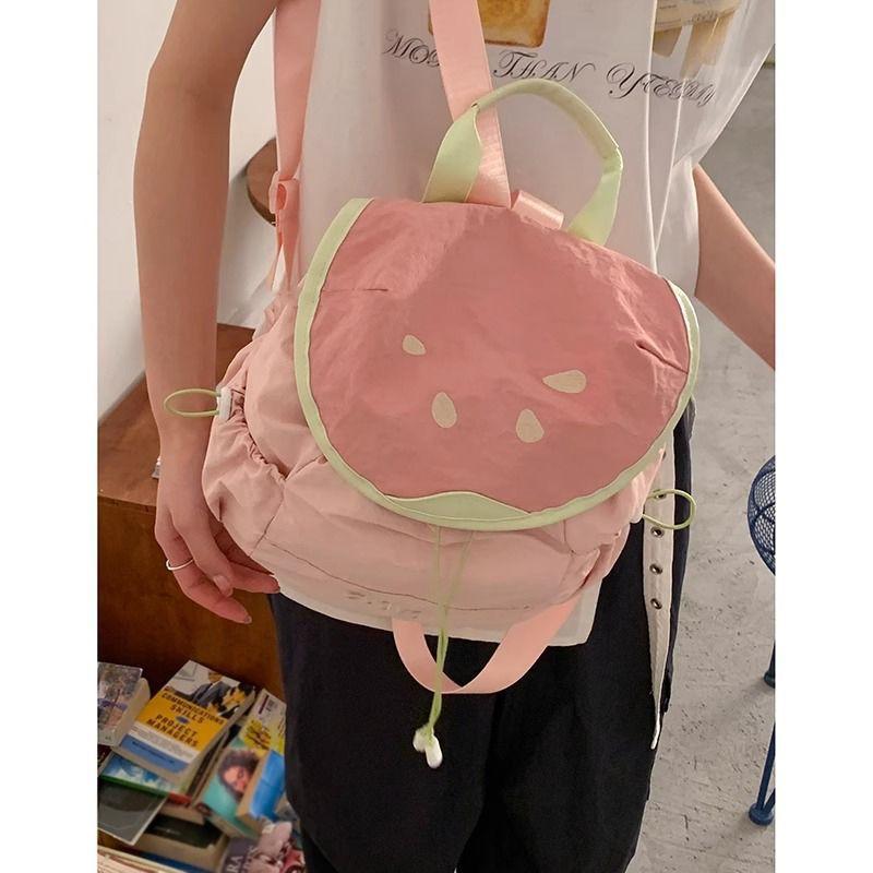 College Style Backpack Women's 2025 New Spring and Summer Fashion Travel Backpack Versatile Commuter Backpack