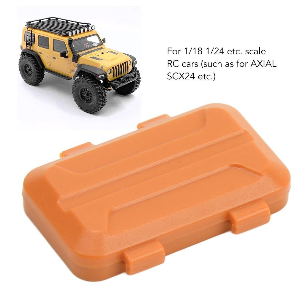 Lightweight Side Tool Box Hard Case Organizer for Axial SCX24 1/24 RC Car Hardware Tool Storage