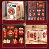 Cartoon New Year Magnetic Sticker God of Wealth Reusable Zodiac Horse Refrigerator Magnets Festive Traditional
