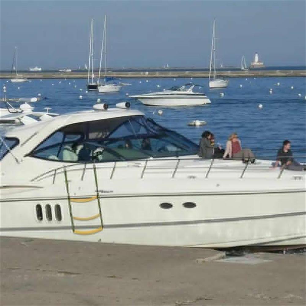 Scară de frânghie pentru barcă cu 3/4/5 trepte, prelungire scară de frânghie pentru barcă, scară pliabilă de asistență pentru bărci, scară de înot pentru barca cu pânze, caiac