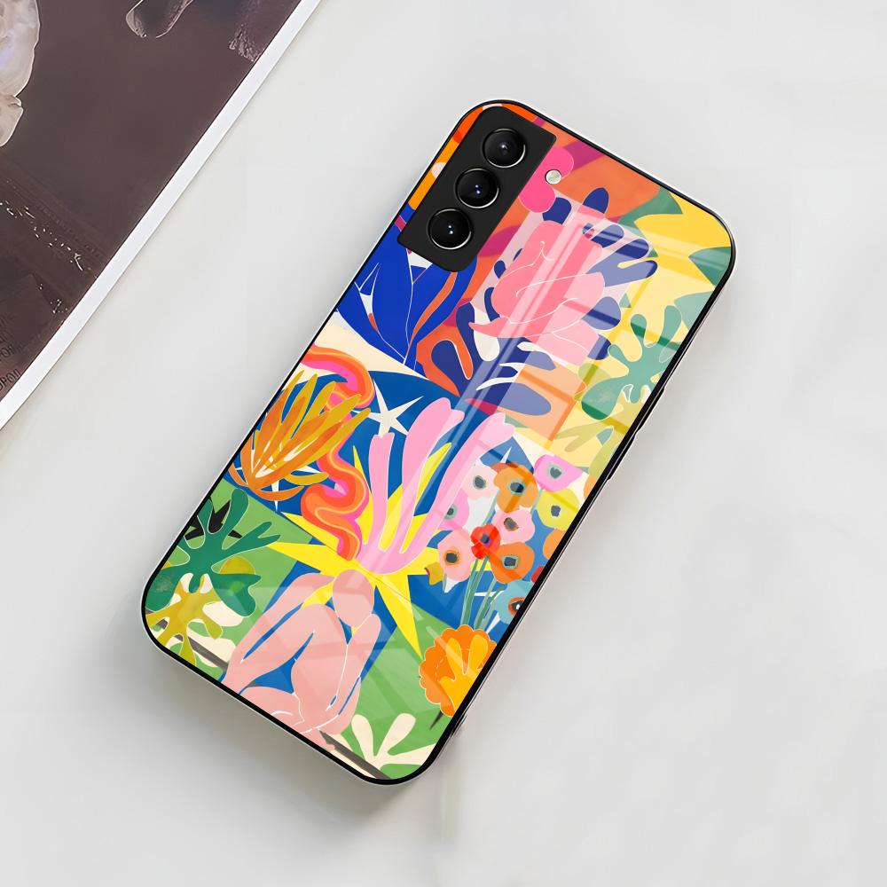 H-Henri M-Matisse Art Painting Phone Case For Samsung A56 A36 A26 A16 A15 A25 A35 A55 A14 A34 A24 A54 Glass Case