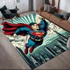 Comic Superhero Anti-Slip Rug, Rectangular Carpet for Home Game Zone & Living Area Decor