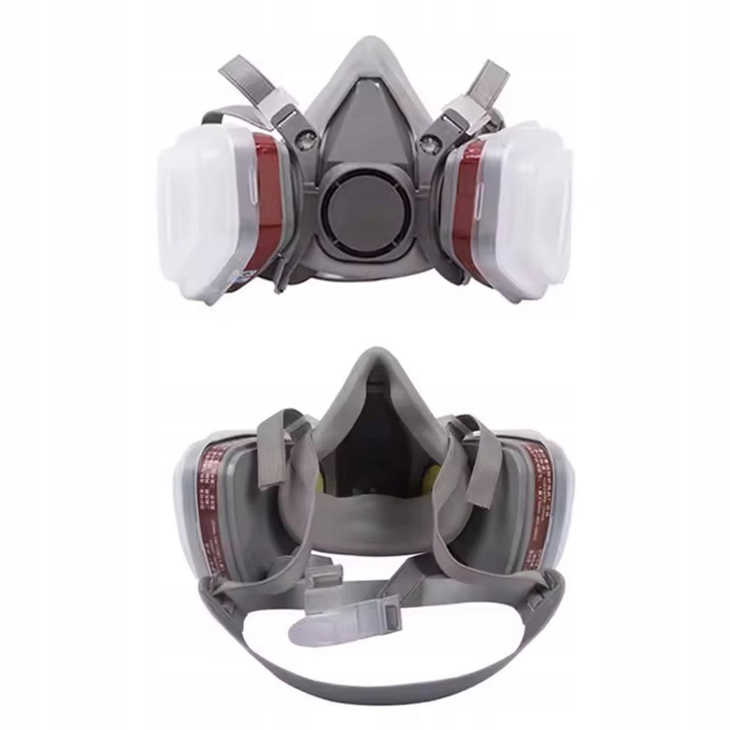 Rosfix Schutzmaske SafeBreath 6200 – 7-in-1-Set zum Lackieren | Atemschutz | Kompatibilität mit 3M-Filtern