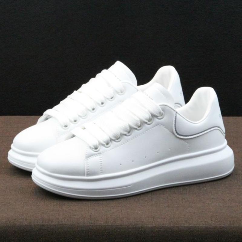 Fashion High Quality Men's Casual Shoes Genuine Leather Couple Sneakers Designer Sports Sneakers Women's  White Shoes Tennis Shoes