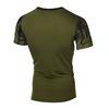 New Men's Fashion Sports Fitness Personality Print T-Shirt Men's Summer Thin Short Sleeve T-Shirt