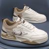 Skateboarding Shoes Men Flat Comfortable Leather Casual Vulcanized Shoes 2025 Trendy Classic Breathable Platform Sneakers Man