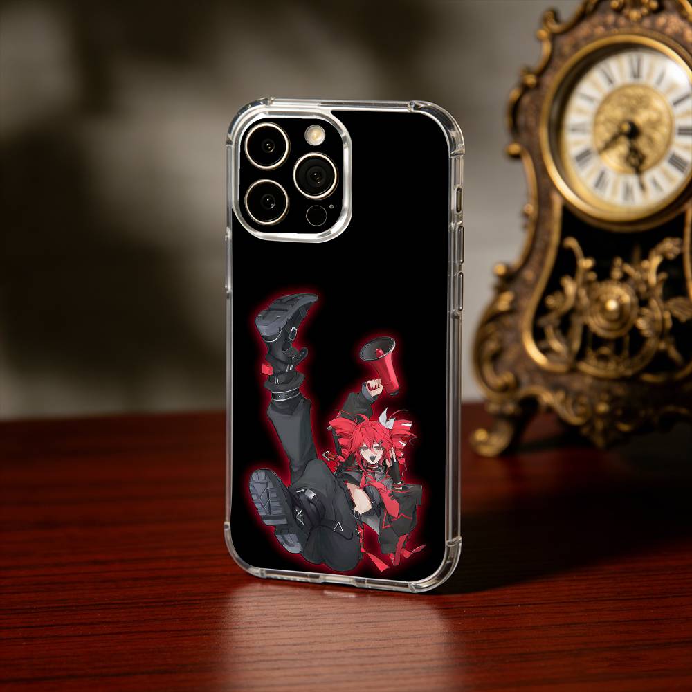 1PC K-Kasane T-Teto Phone Case For iPhone 17 16 15 14 13 12 11 Mini Pro Max Plus Transparent Cover
