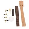 Ukulele Hals Set Ukulele Hals Palisander Griffbrett Saitenwirbel und Steg Set für Handarbeit
