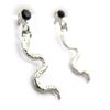 Les Trésors De Lily [J6699] - Black 'Tentation' Designer Earrings